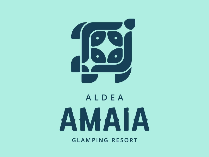Aldea Amaia logo design by Monokrome.