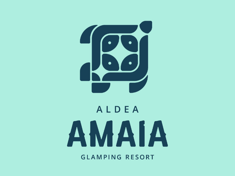Aldea Amaia logo design by Monokrome.