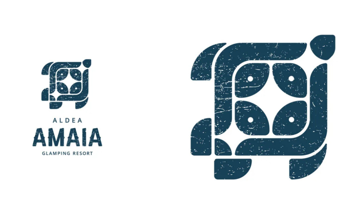 Aldea Amaia logo variation by Monokrome.