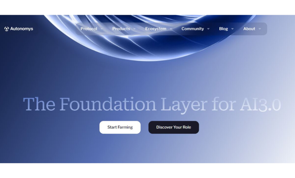 Autonomys Website Design