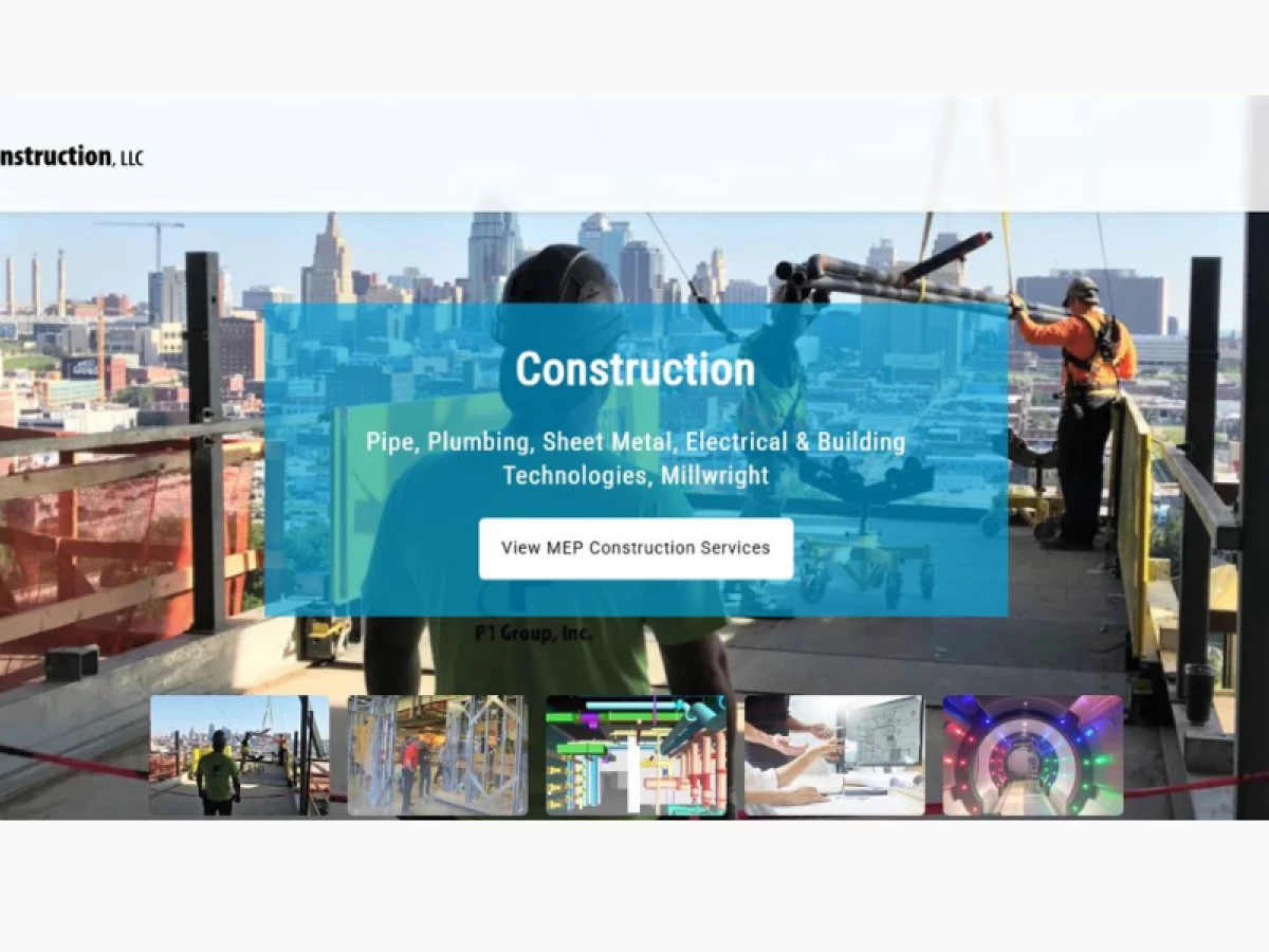 P1 Construction Web Design