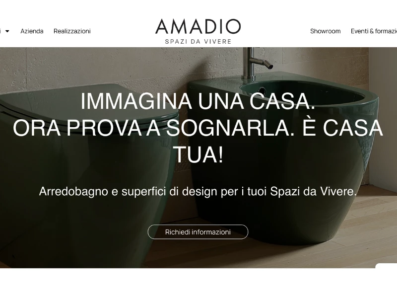 Amadio Website Design