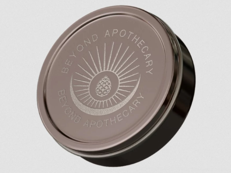Beyond Apothecary brand logo on package design.