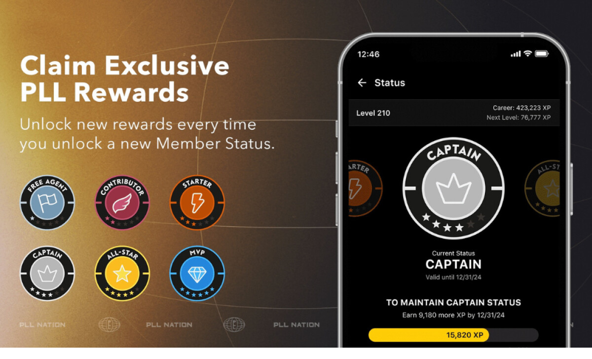 PLL Nation app rewards feature.