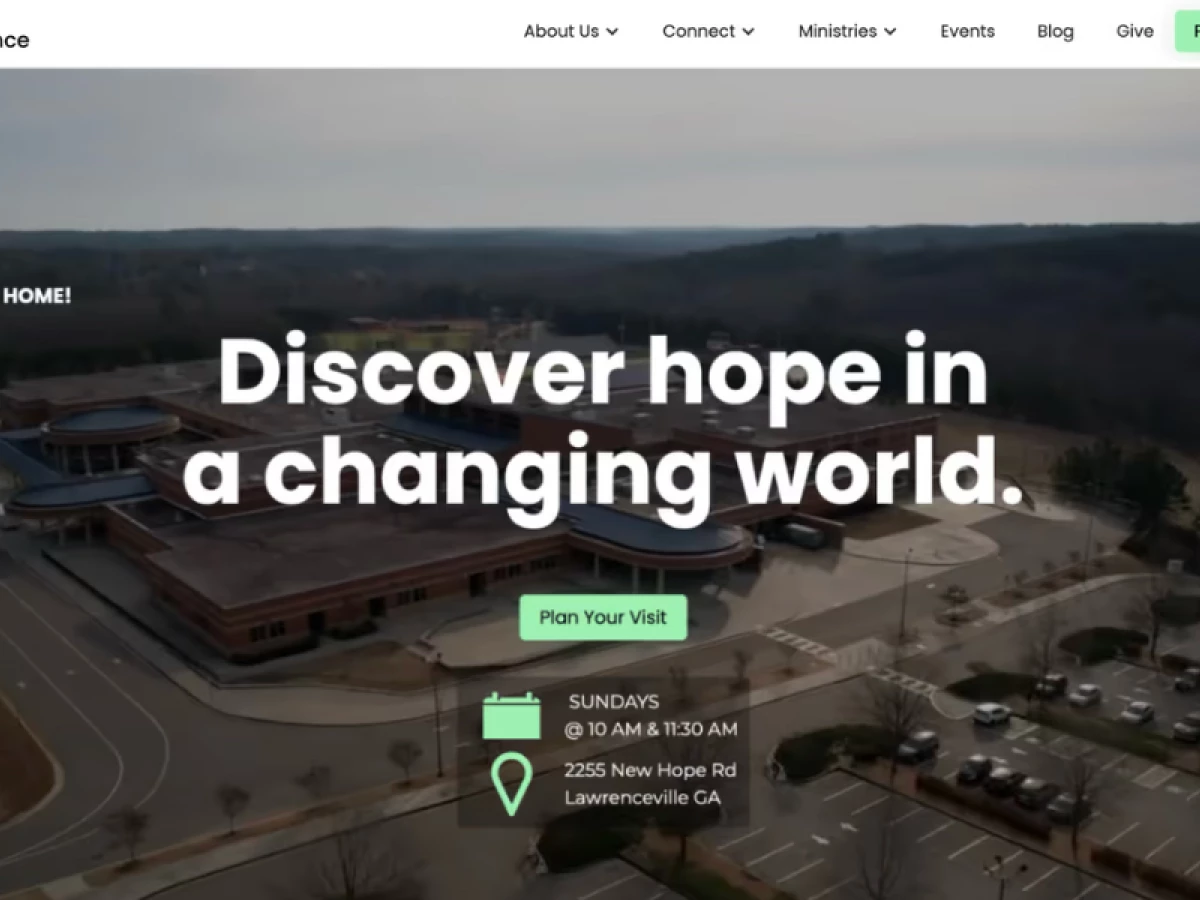 Hope Experience homepage by Digital Roast Studio.