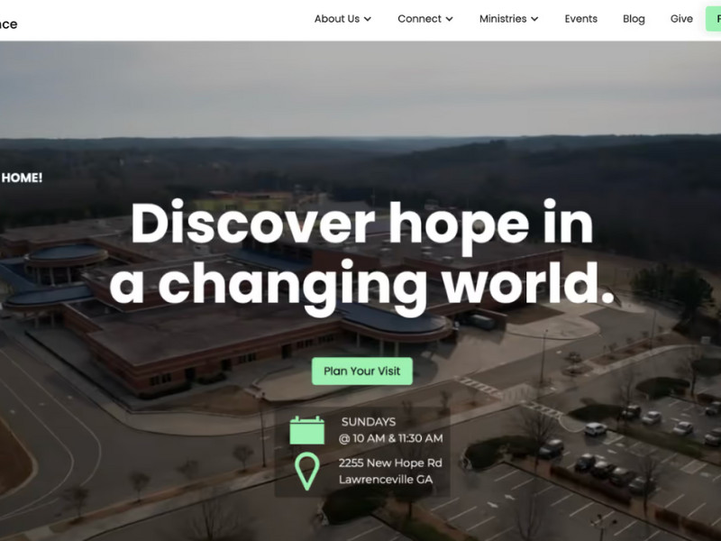 Hope Experience homepage by Digital Roast Studio.