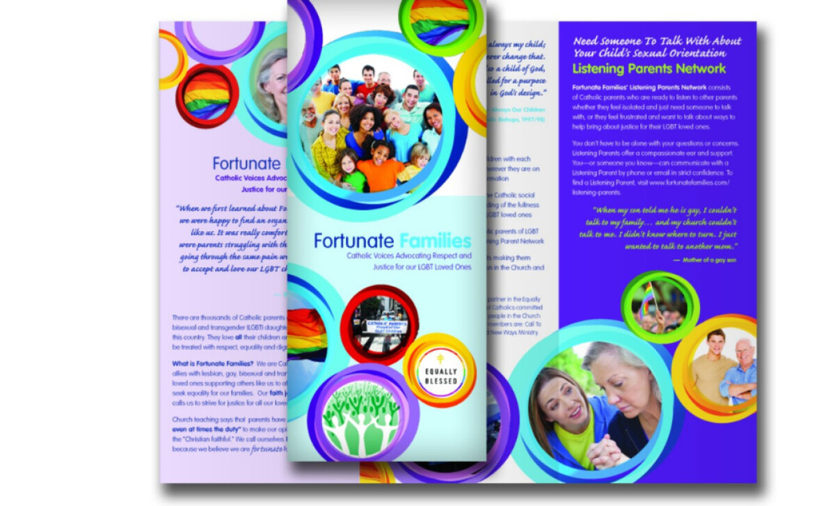 Fortunate Families brochure for LGBT inclusivity.