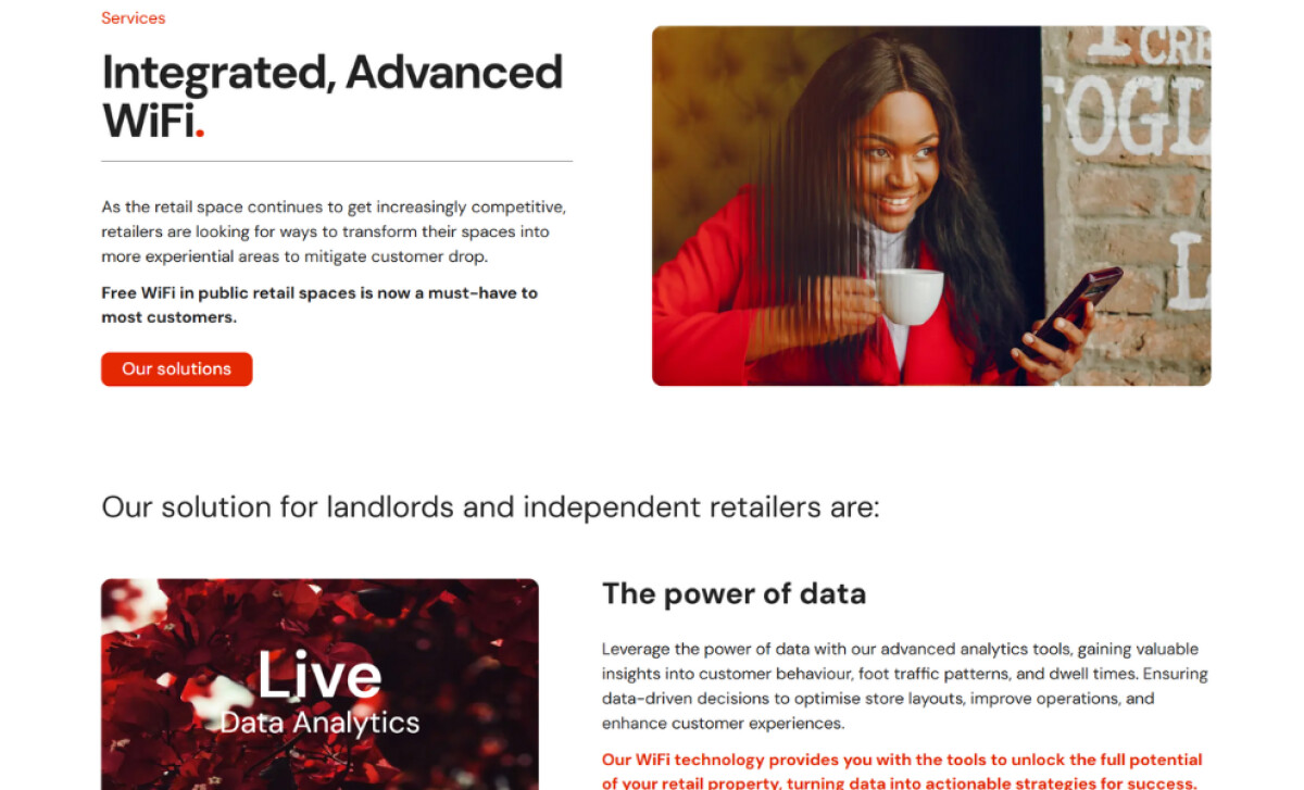 Shopper profile infographic showing demographics and mobile usage statistics.