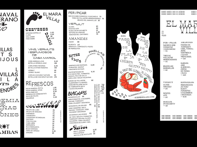 El Maravillas menu by Los Hopper Ltda.