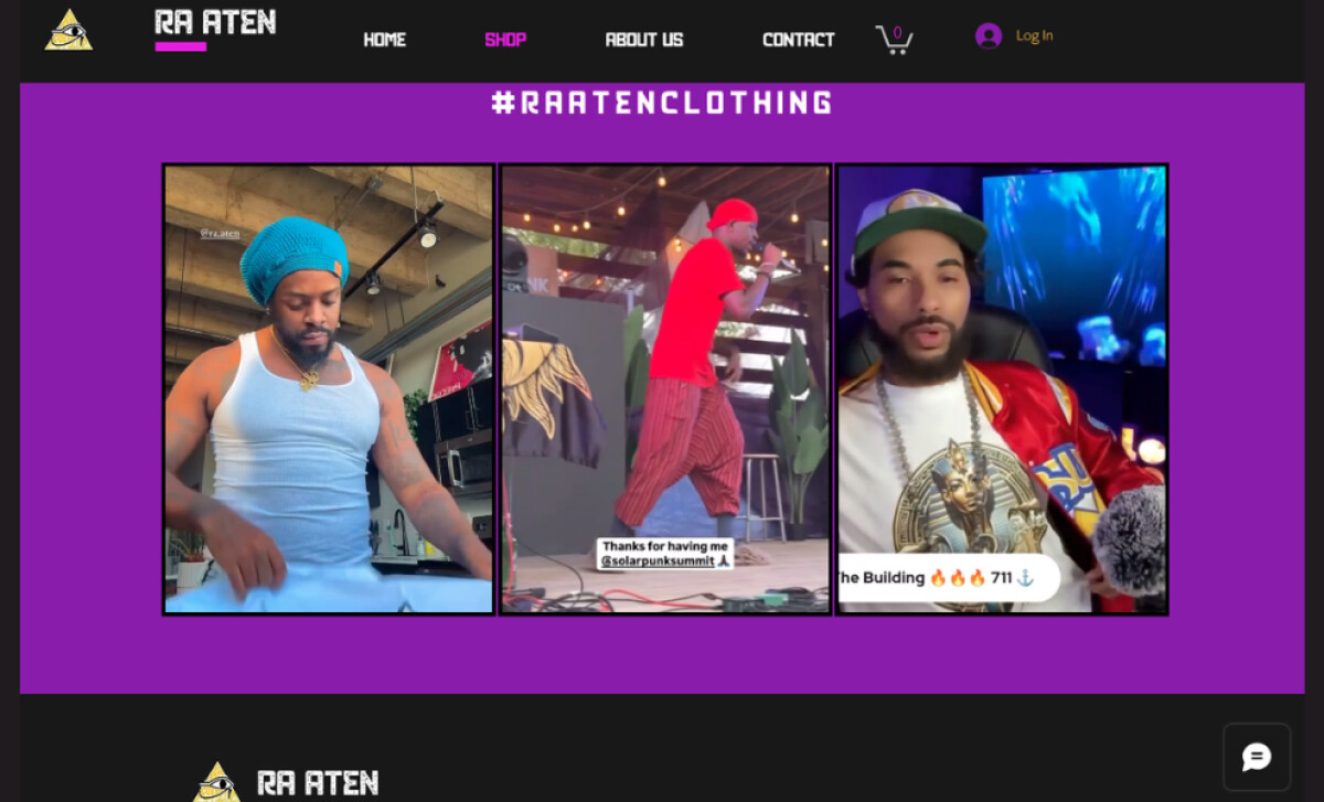 Ra Aten clothing by GRCD Services.