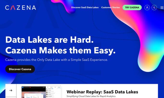 How GoingClear Designed Cazena's Website to Improve Conversion Rates and Sessions