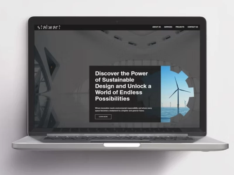 Stalwart Consultancy Services website design by Le Plot Studio.