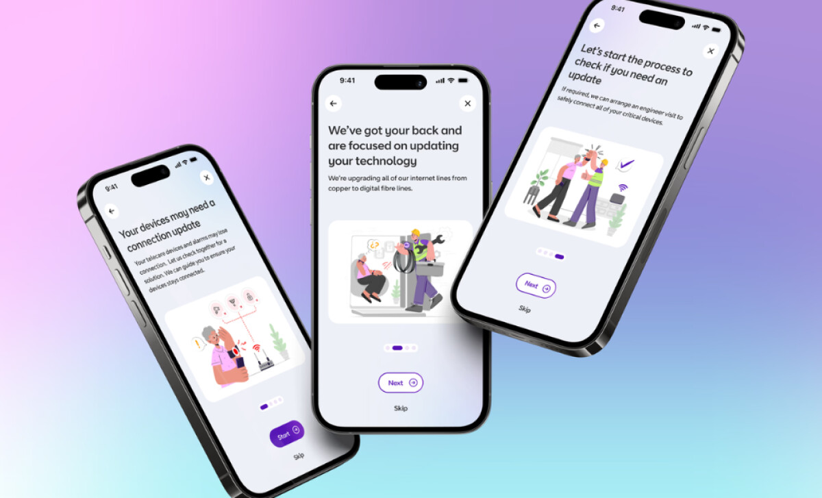 Carelink app design by Studio Soren.