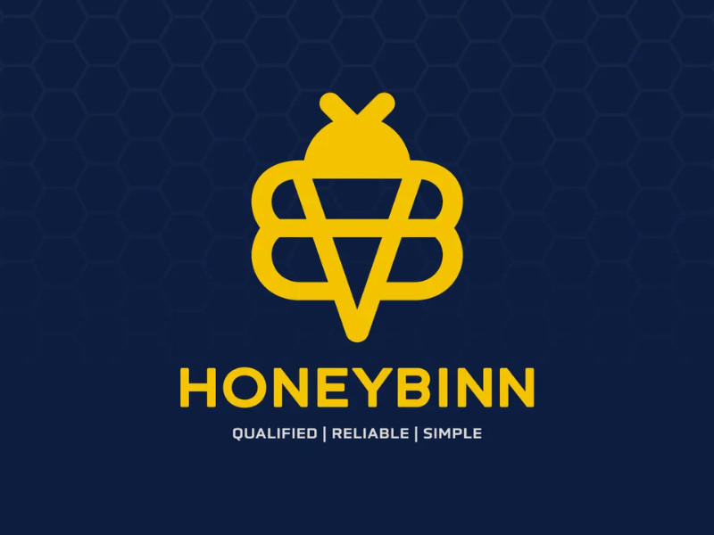 Honeybinn Crypto logo design by Wilson Design.