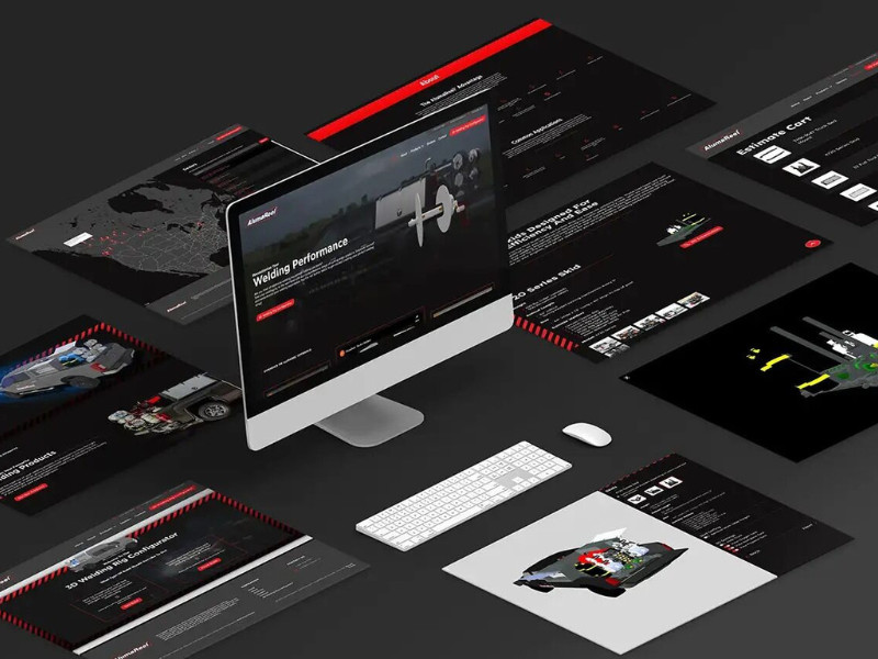 Alumareel Website Design