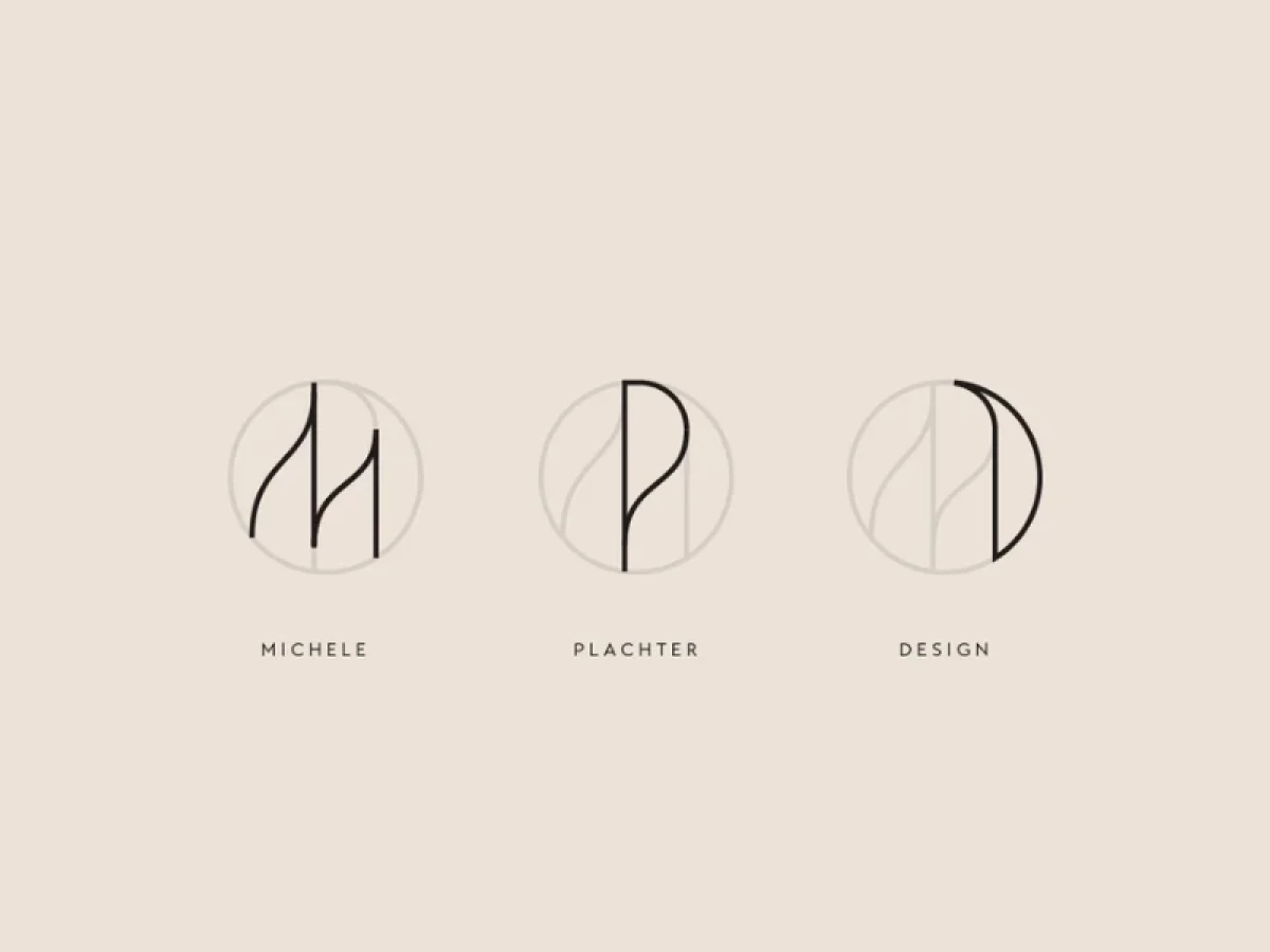 Michele Plachter Design logo design by Phil Pallen Collective.