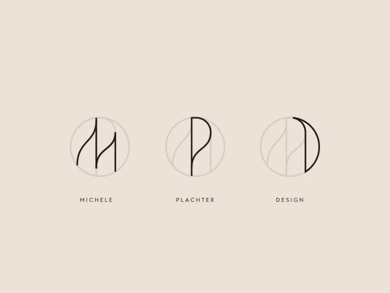 Michele Plachter Design logo design by Phil Pallen Collective.
