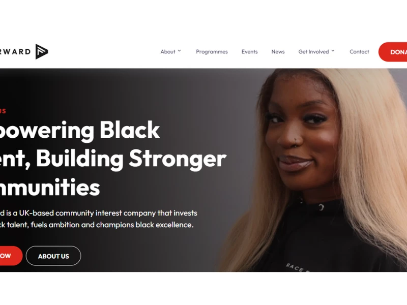 Race Forward website design by Illium Digital Media.