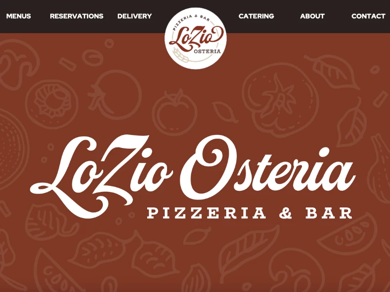 LoZio Osteria Website Design