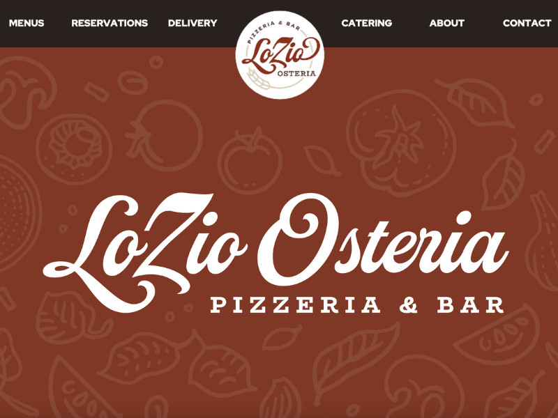LoZio Osteria Website Design Analysis