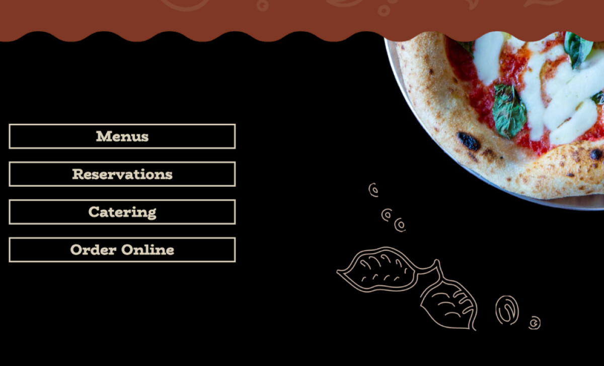 LoZio Osteria Website Menu