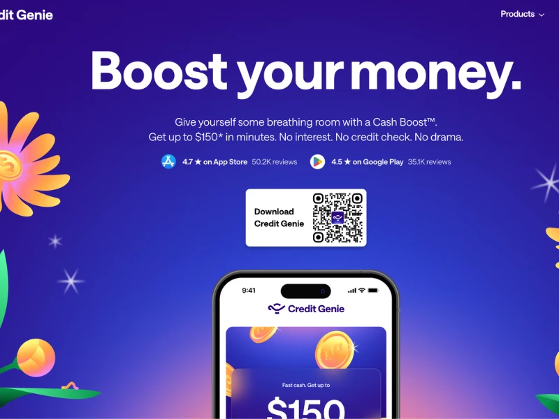 Credit Genie Web Design