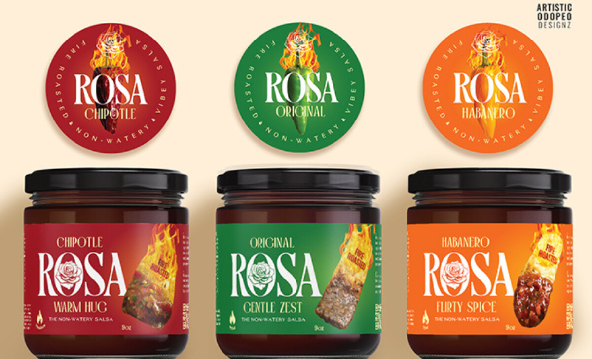 Rosa Salsa Artistic Packaging