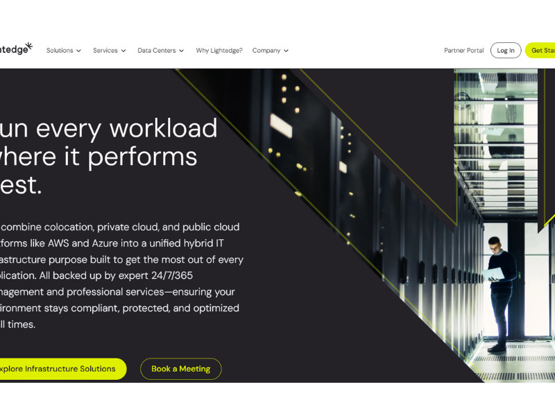 LightEdge website design by Atomicdust.