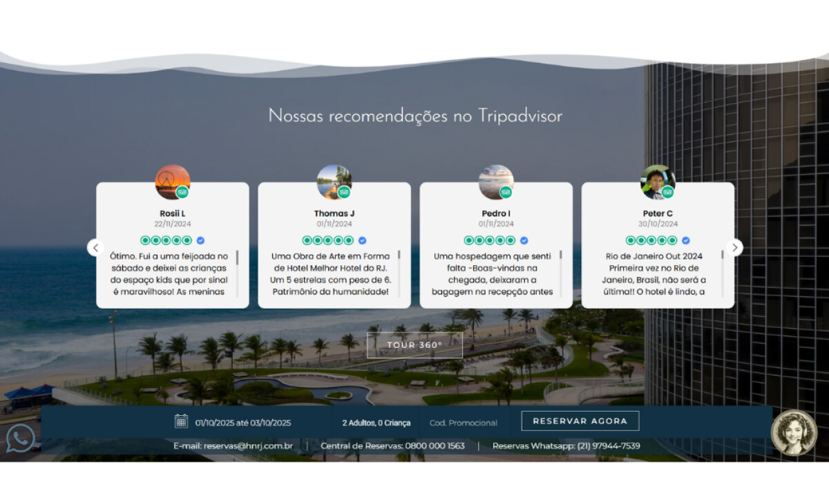 Nacional Hotel Rio reviews.