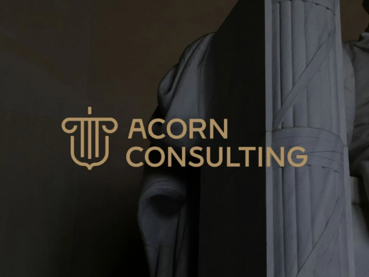 Acorn Consulting logo design by Cubby Studio.