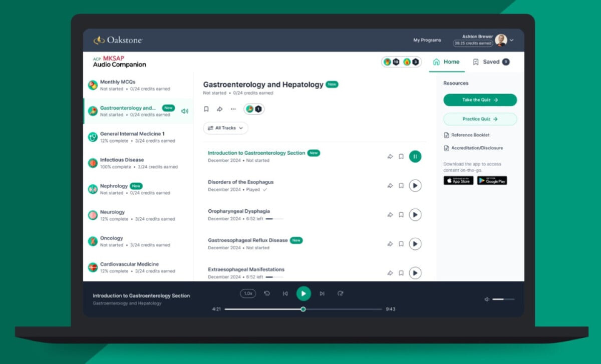 desktop mksap audio companion app