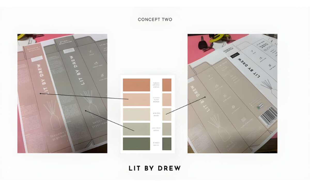 Lit By Drew box design concept 2 by Slog Creative