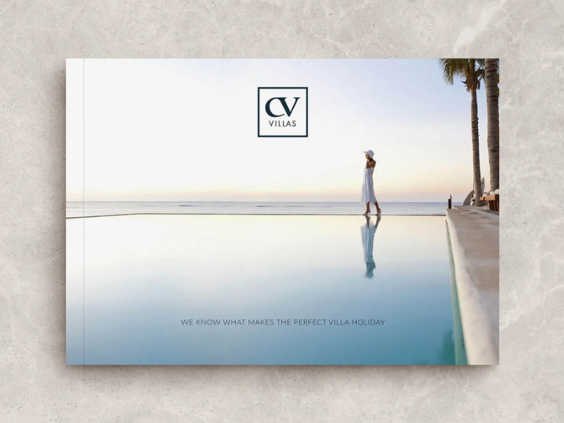 CV Villas brochure design by Wishcreative.