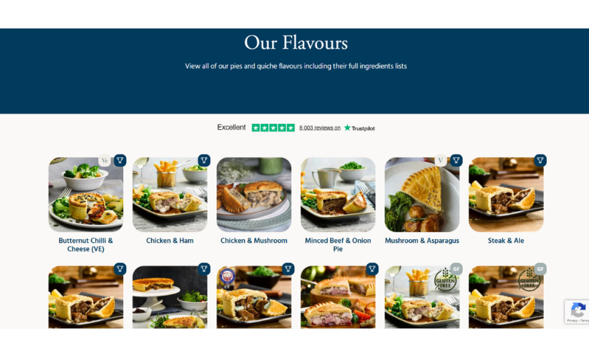 Turner’s Pies by Post recipe page by Alex Walton