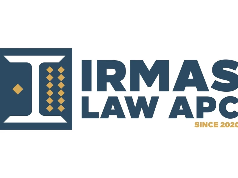 IRMAS LAW APC logo design by TM Creative, Inc.