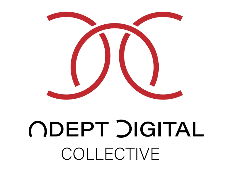 Adept Digital Collective logo design by Illustry.