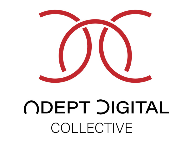 Adept Digital Collective logo design by Illustry.