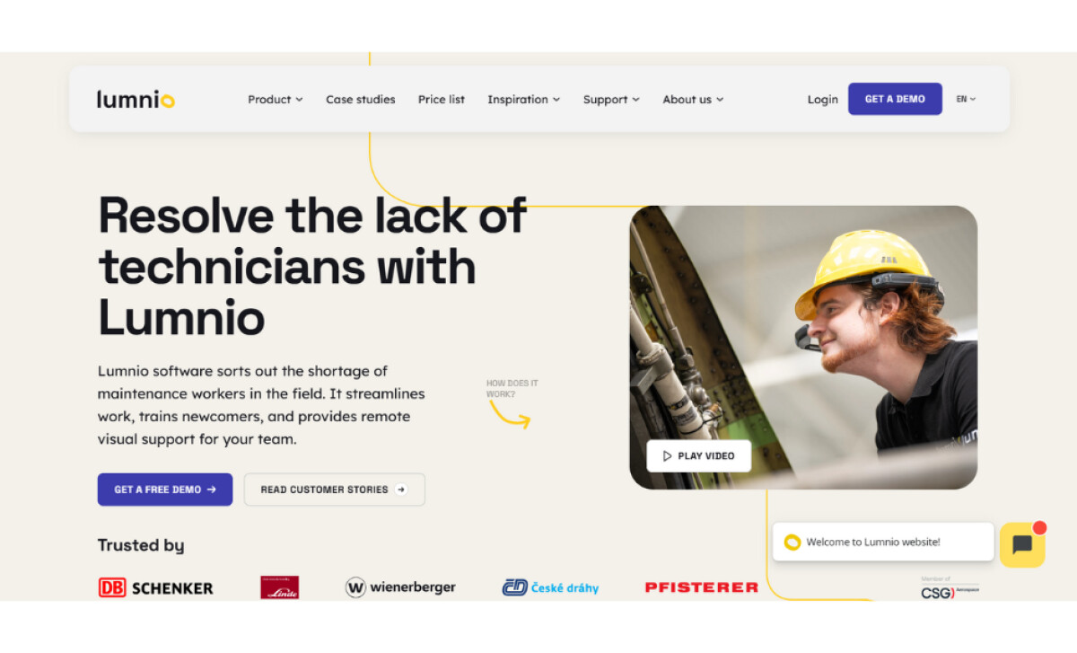 Lumnio website design by Apadore