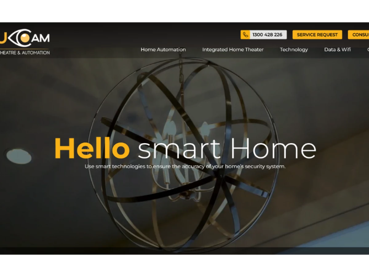 Aucam website design by Kreatives