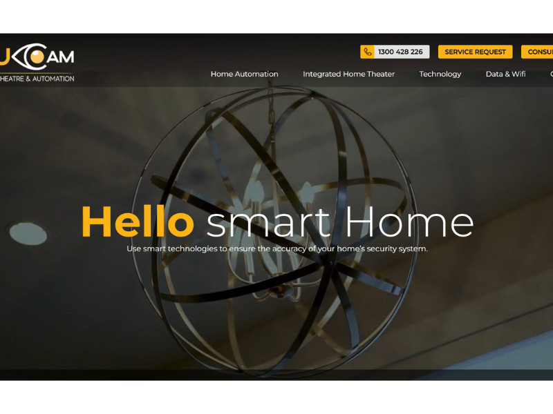 Aucam website design by Kreatives