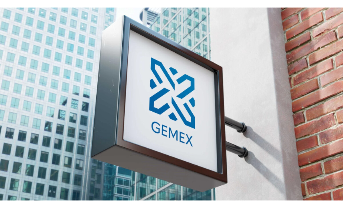 Gemex logo design on signage