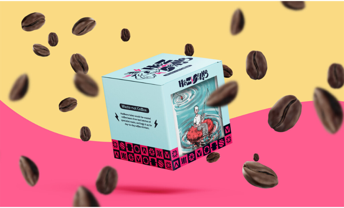 HazBeans Coffee box design