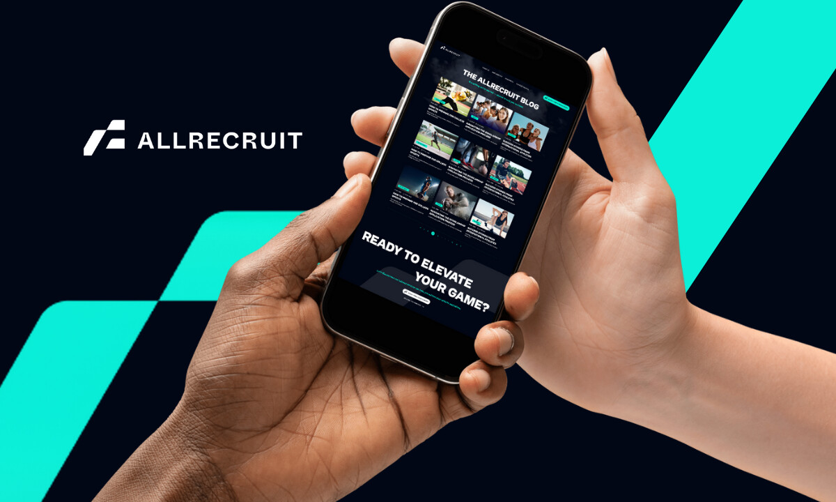 AllRecruit website in mobile format
