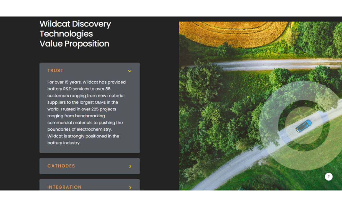 Wildcat Discovery Technologies homepage