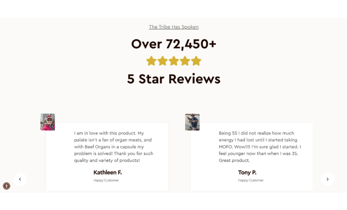 Ancestral Supplements product reviews