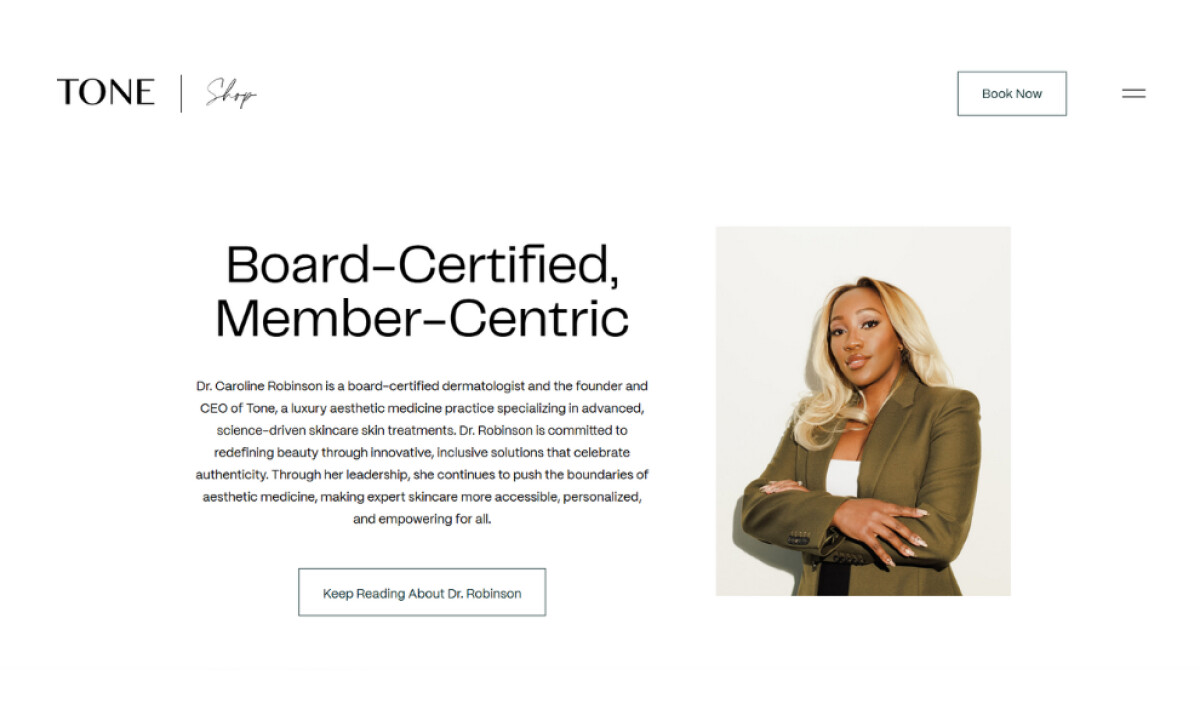 TONE Dermatology about page