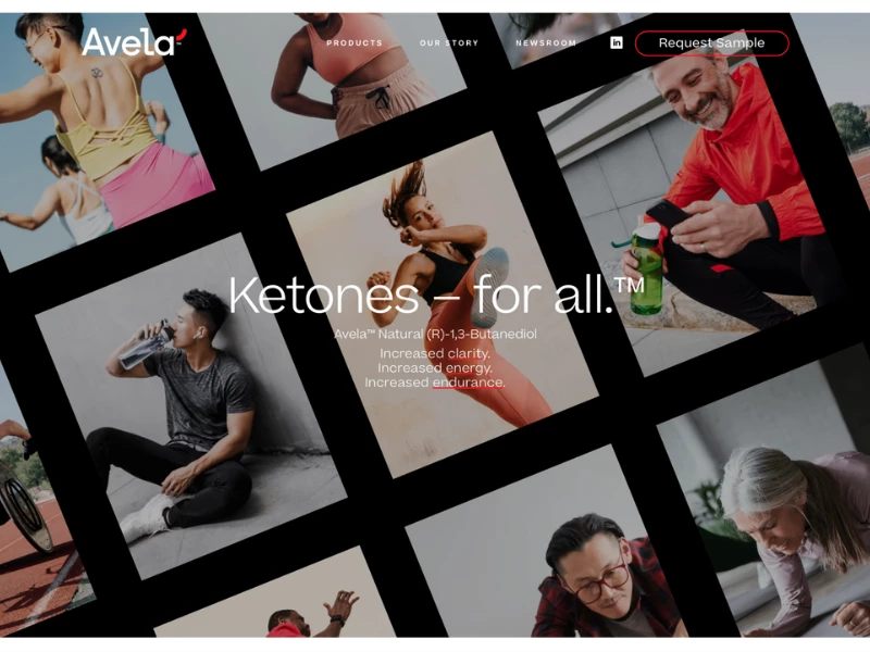 Avela website design by Storm Brain