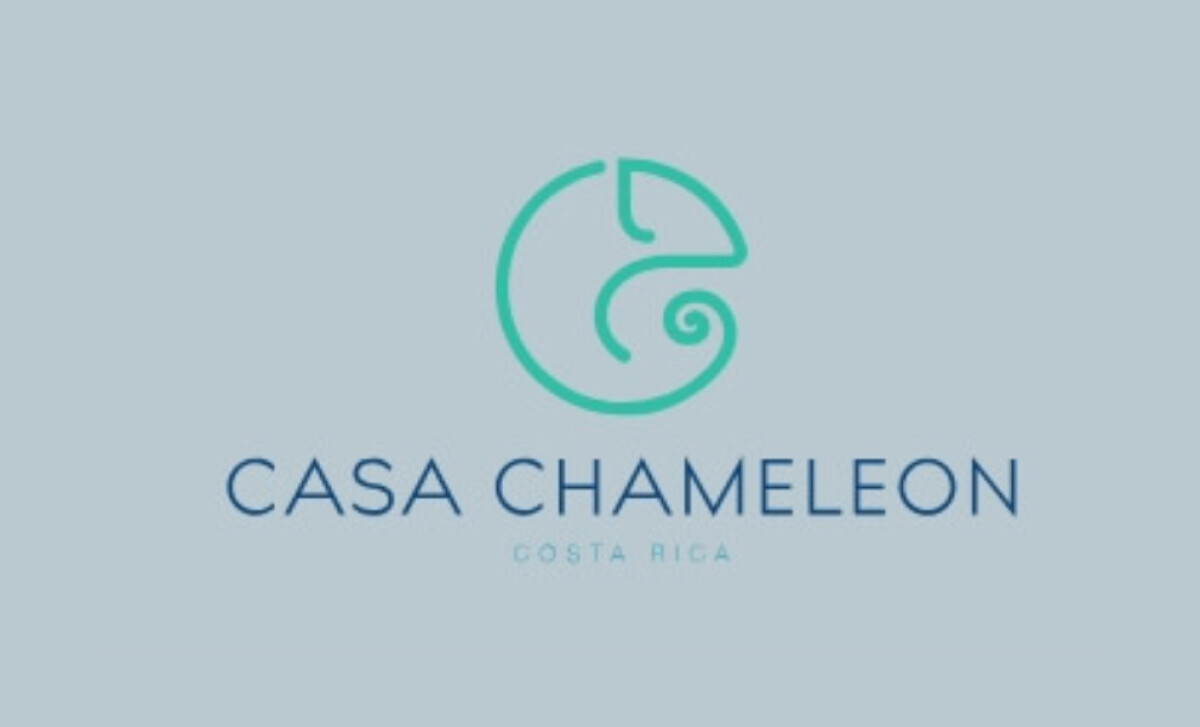 Casa Chameleon Hotels logo on a gray background by HiWerk
