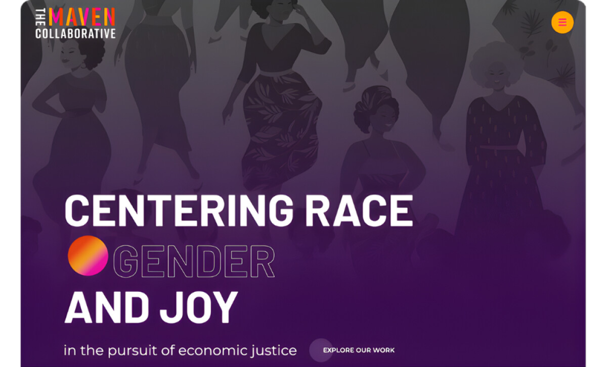 The Maven Collaborative website design by Storm Brain