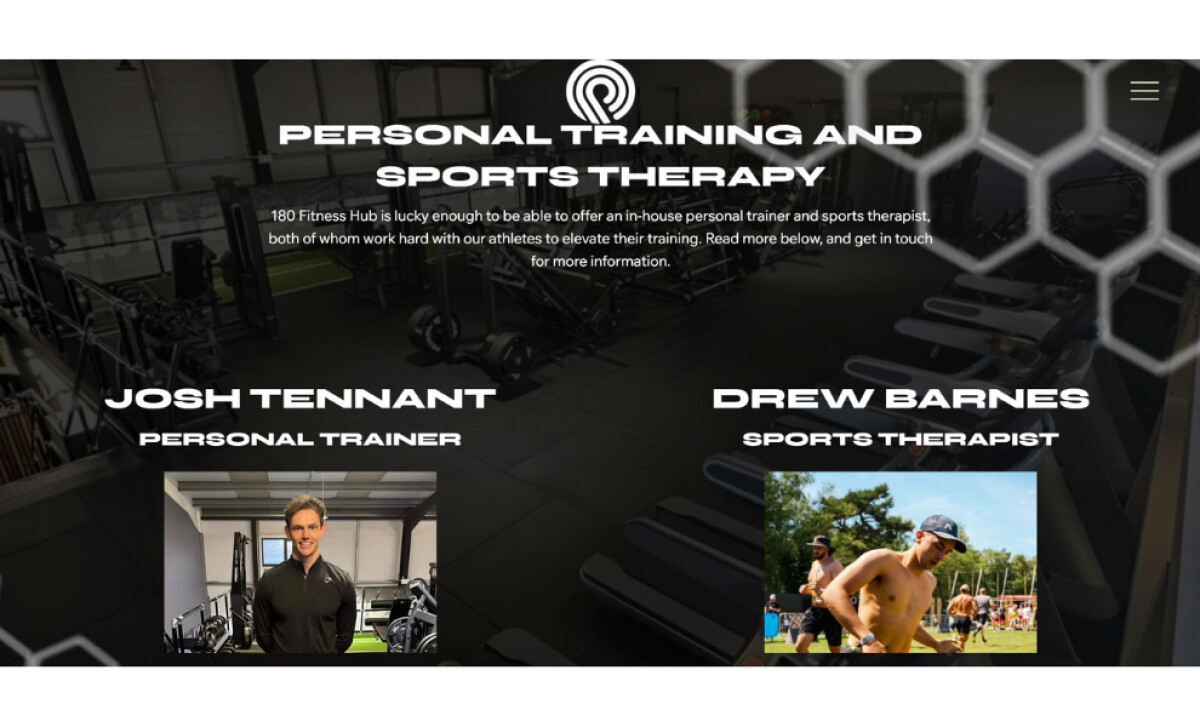 180 Fitness Hub service page